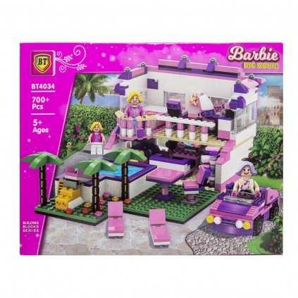 بسته لگو 700 تکه bt خانه بزرگ باربی 4034barbie big house